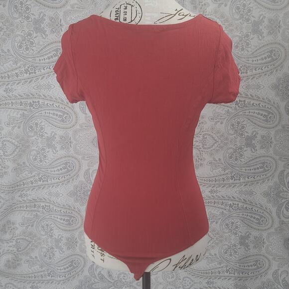 Intimately Free People Deep Conversation bodysuit Terracotta Size small Feminine - Picture 5 of 15